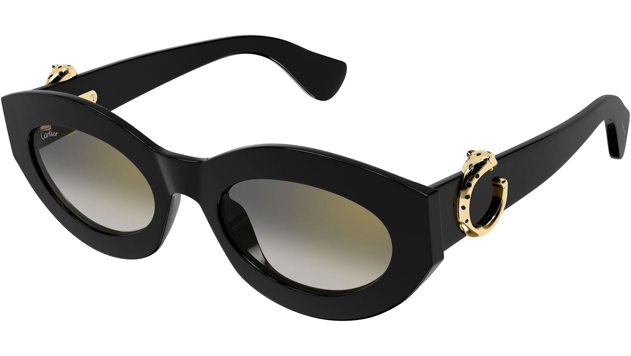 Cartier キャットアイサングラス Cat-eye sunglasses in gold - Cartier Eyewear Collection | Mytheresa