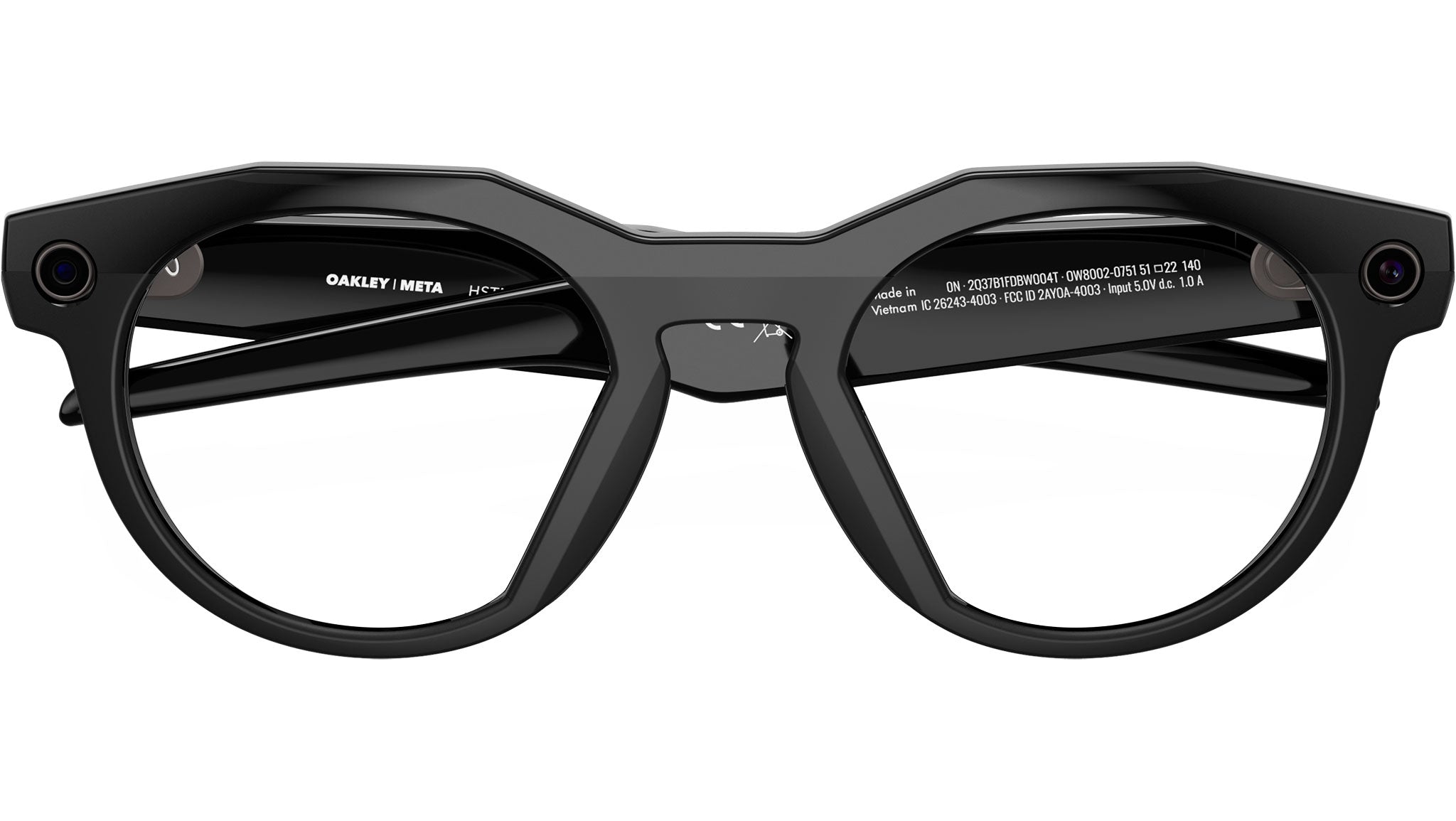 HSTN OW8002 Oakley Meta AI Glasses 800207 Black - eye-oo.com