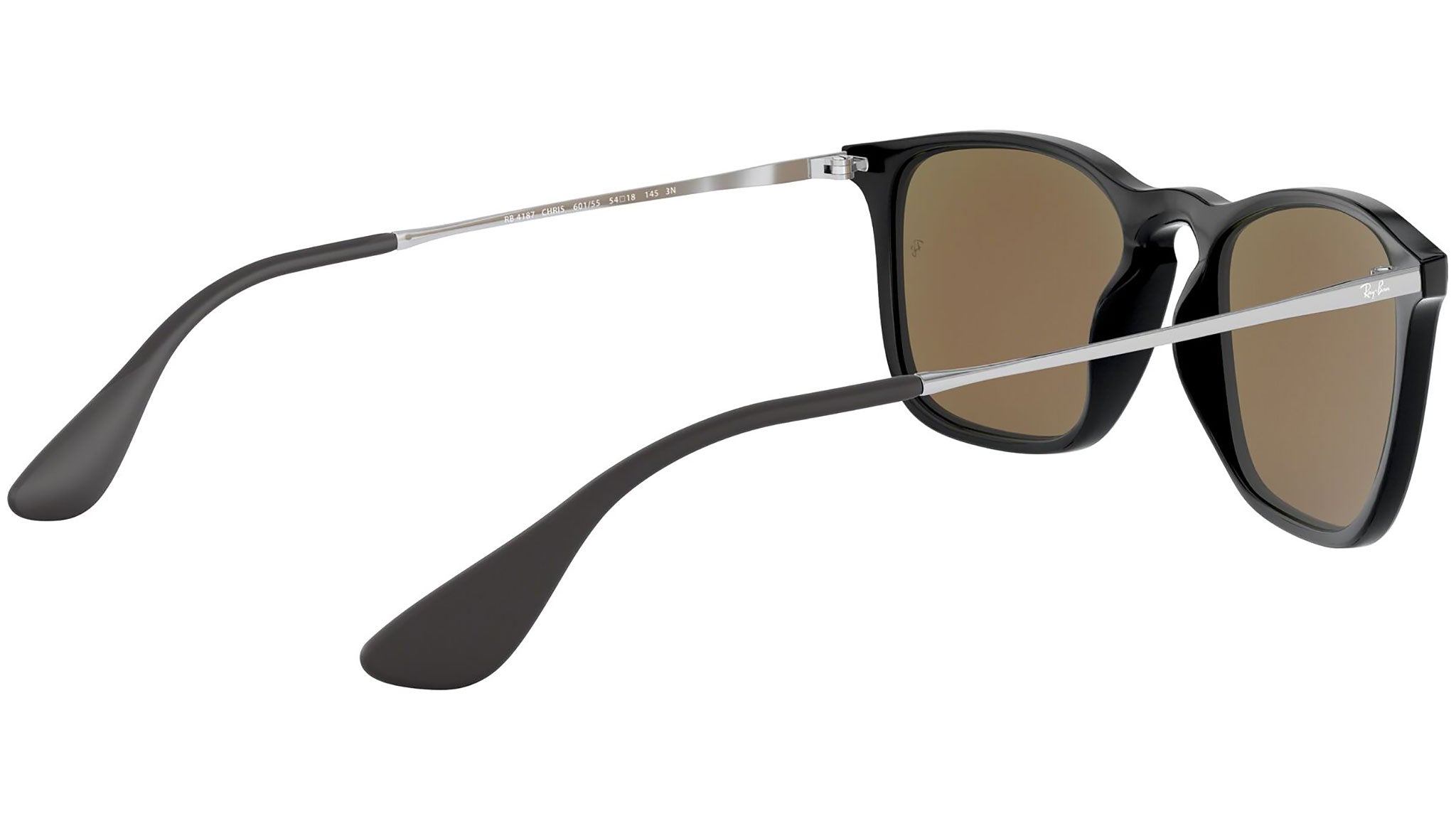 小物 Ray-Ban CHRIS RB4187-F 601/55 Ray-Ban Chris RB4187 601/55 Black Sunglasses - eye-oo.com