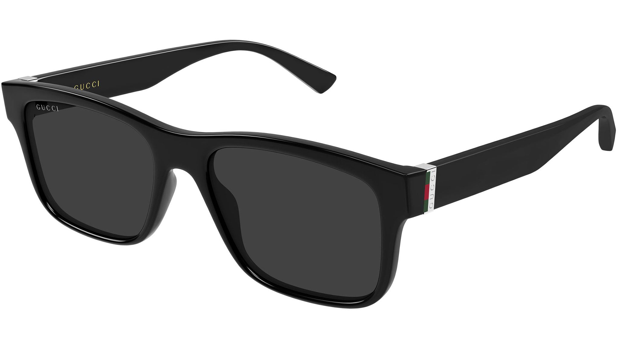 ☆GUCCI♪ブラックGジャン☆ Gucci GG1857S 005 Rectangular Sunglasses Black - eye-oo.com