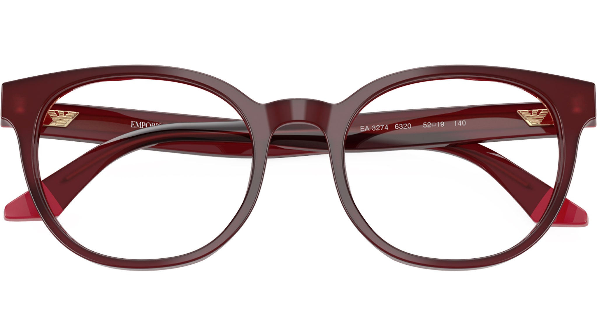 Emporio Armani EA3274 Glasses 6320 Opal Bordeaux / Pink - eye-oo.com