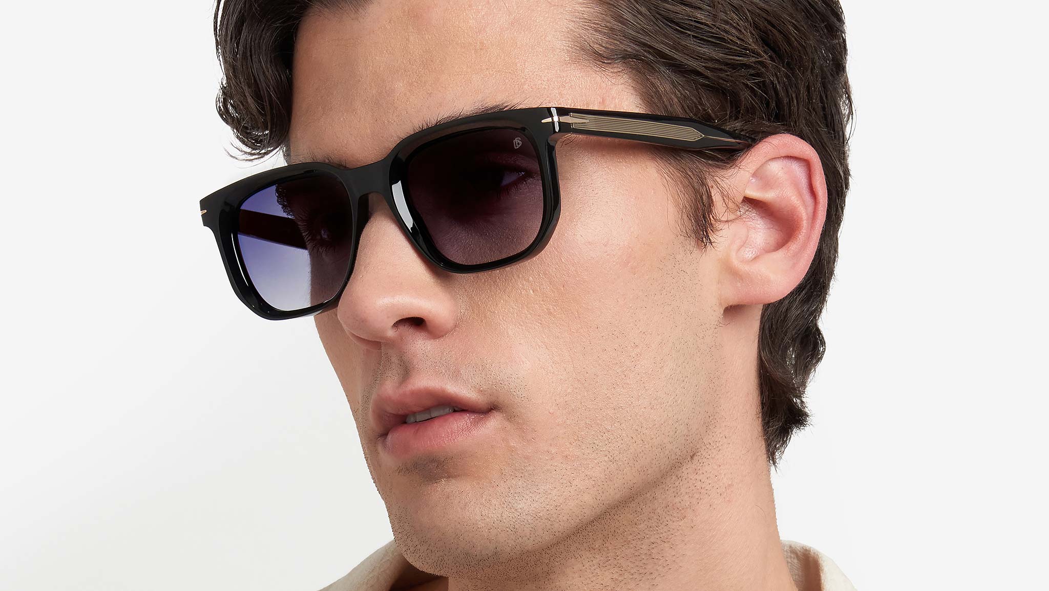 David Beckham DB 7133/S 807 1V Sunglasses Black - eye-oo.com