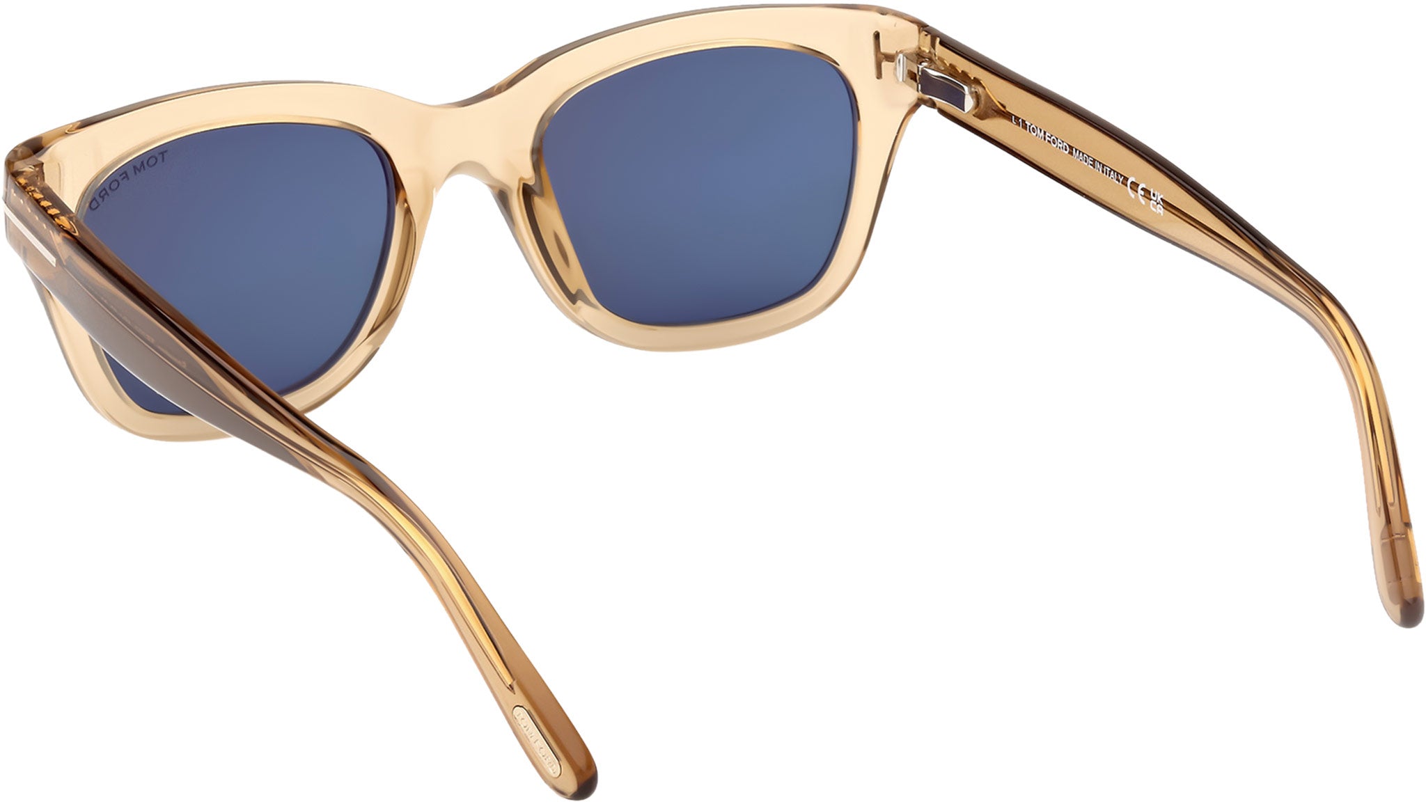 Tom Ford Snowdon Sunglasses FT0237 45V Shiny Light Brown 