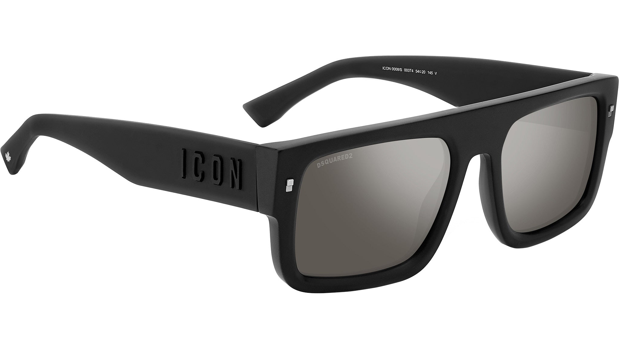 Dsquared2 ICON 0008/S 003 Sunglasses Matte Black - eye-oo.com