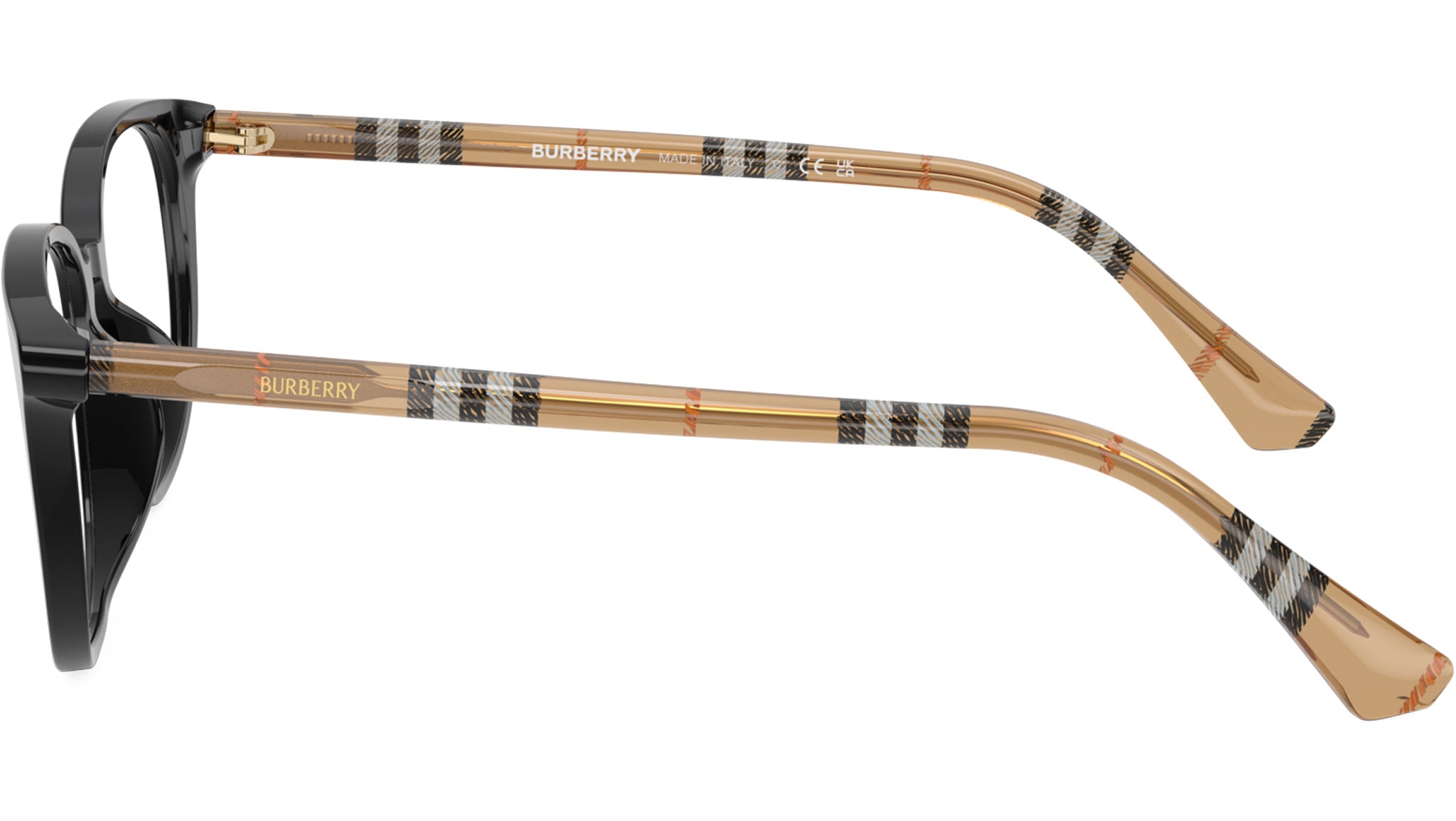 BURBERRY バーバリー メガネ フレーム BE2434D-4161-53 Burberry BE2434D Glasses 4161 Black - eye-oo.com