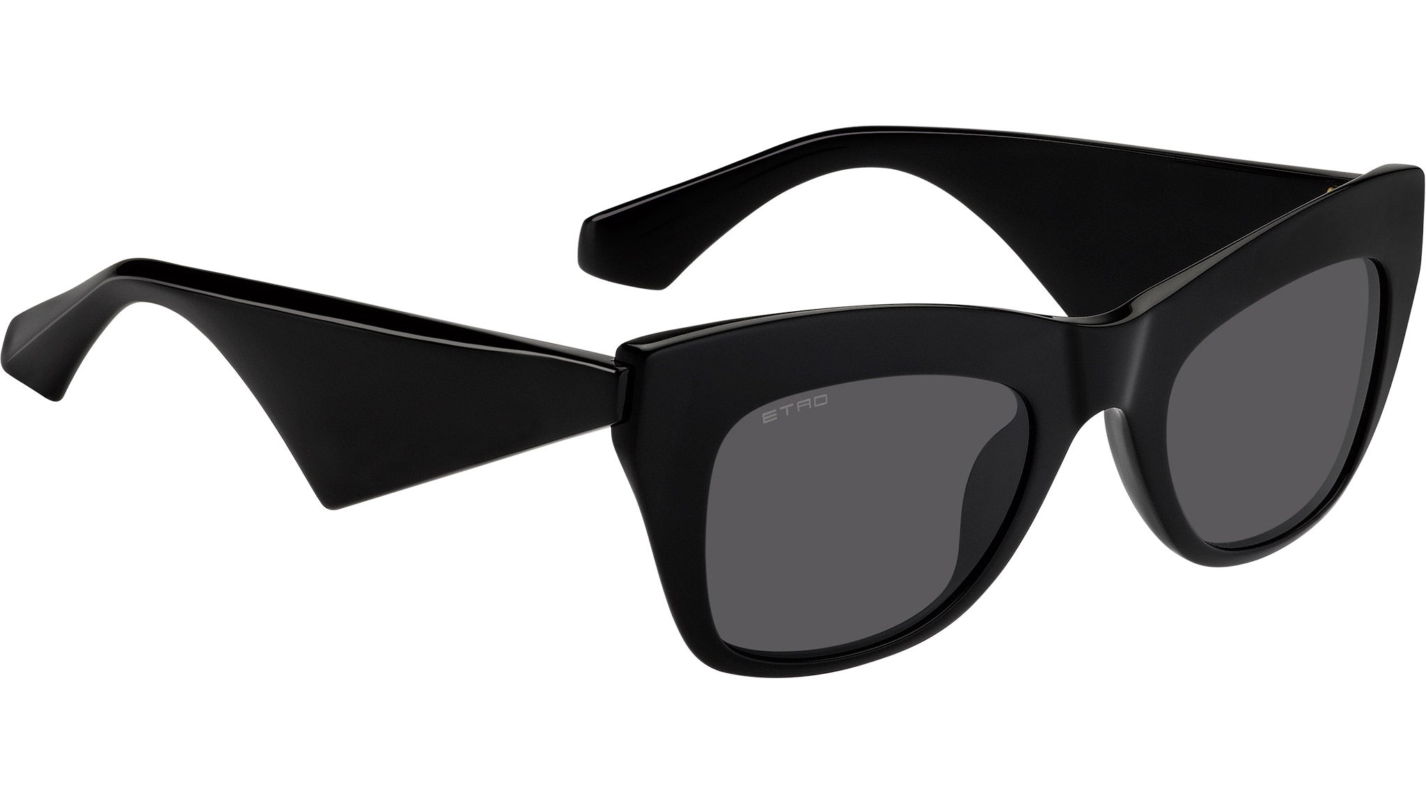 Etro Vintage Designer Sunglasses with Smoke Gradient Lenses - Black Frame Etro SE 9795 58 94N – Vintage Frames Company main image 2