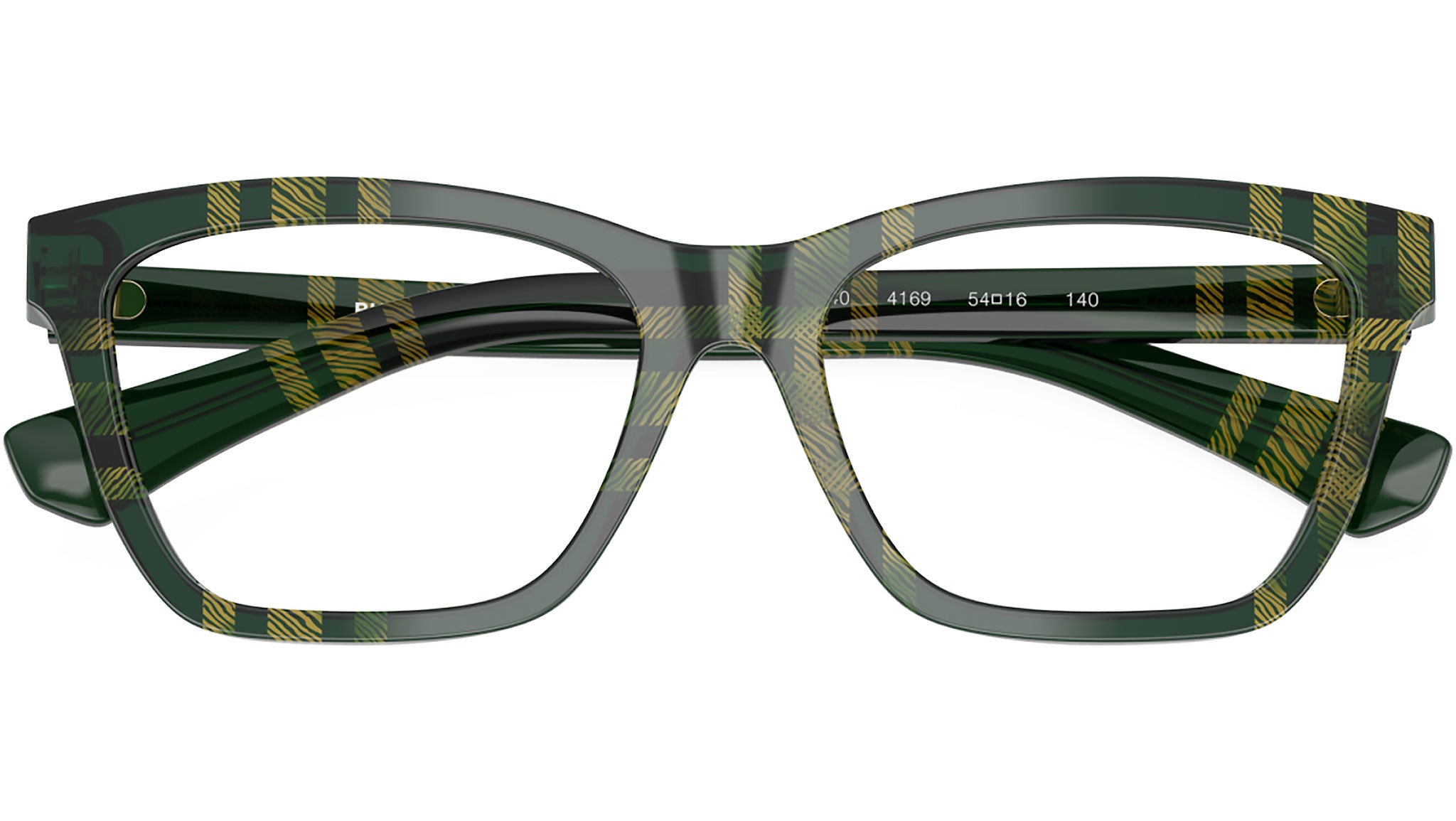 Burberry BE2440 Glasses 4169 Check Green - eye-oo.com