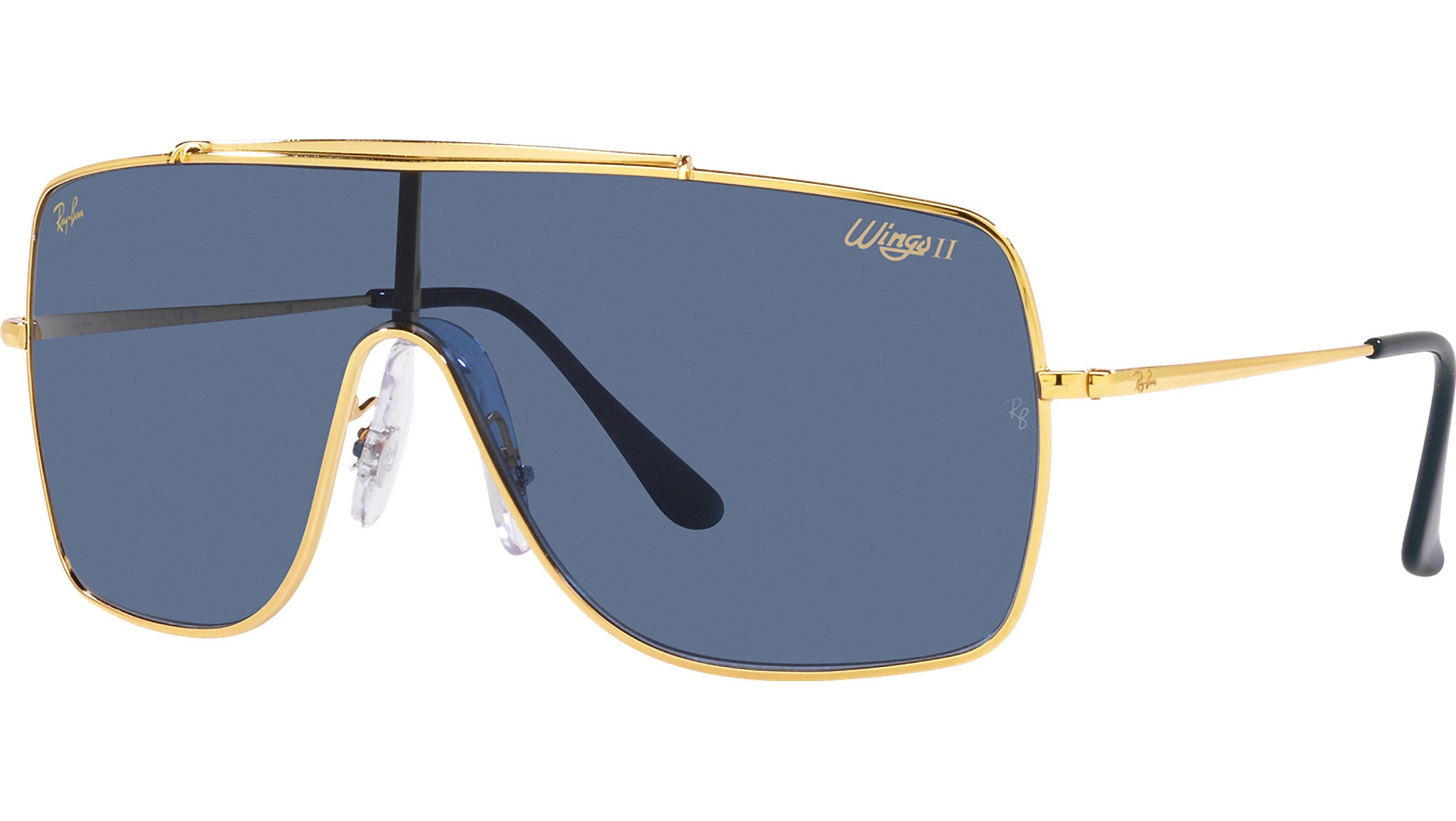 Ray-Ban Wings II RB3697 924580 Gold Sunglasses - eye-oo.com
