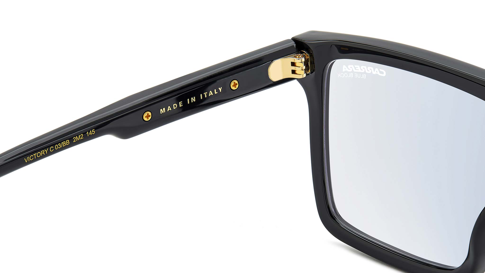 Carrera Victory C 03/BB 2M2 Optical Frame Black Gold - eye  display picture 2