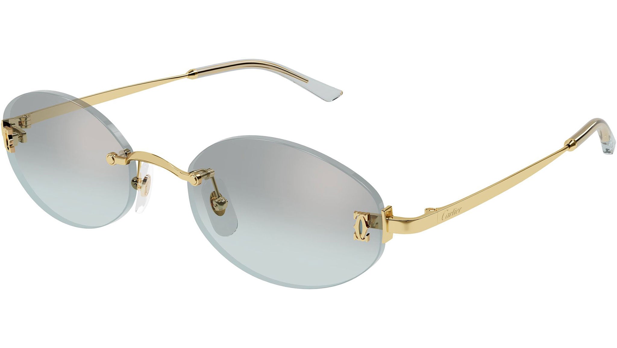 Cartier CT0592S Sunglasses 004 Shiny Gold - eye-oo.com