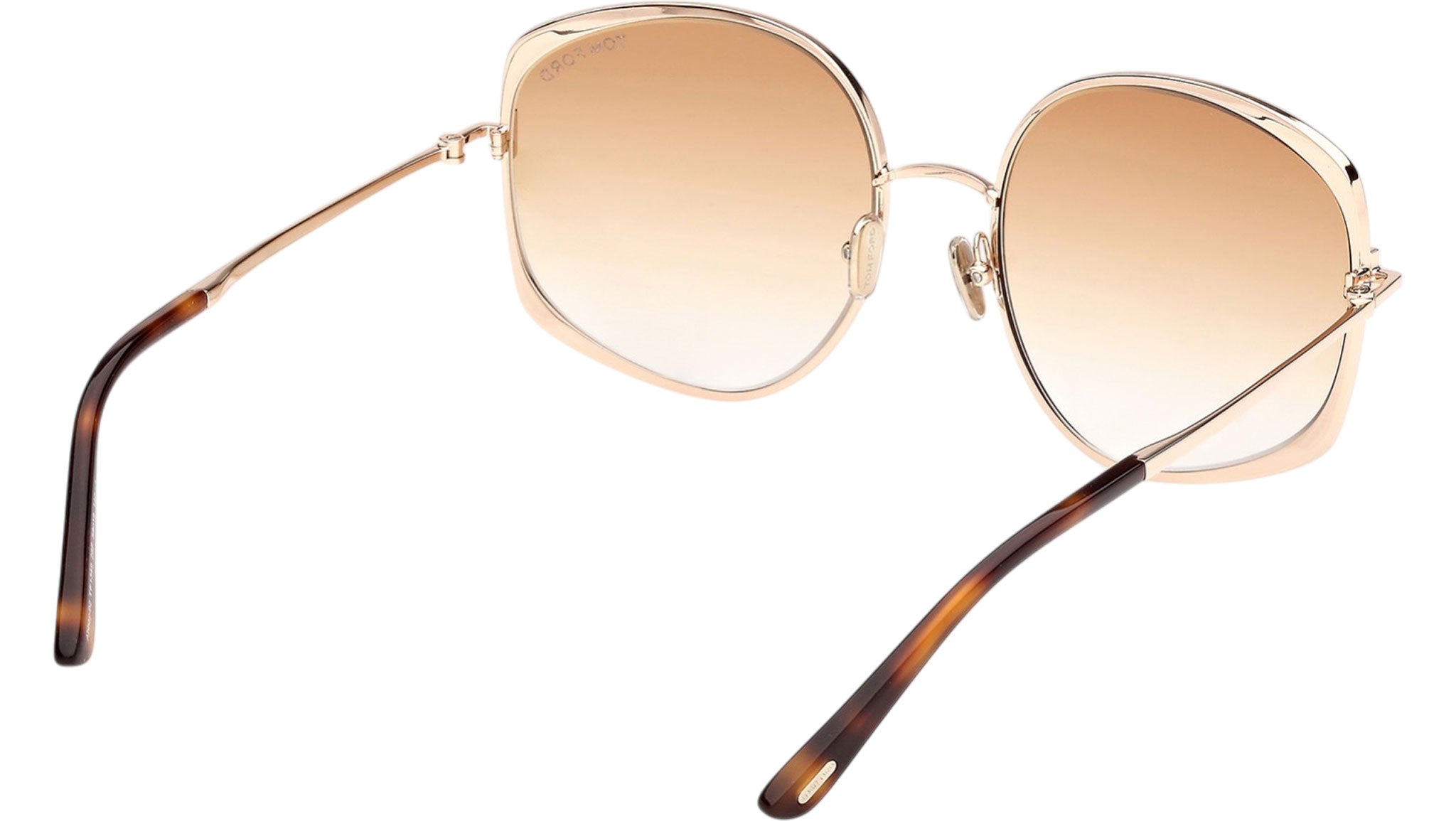 Tom Ford Abbey-02 Sunglasses FT1349 28F Shiny Rose Gold  display picture 1