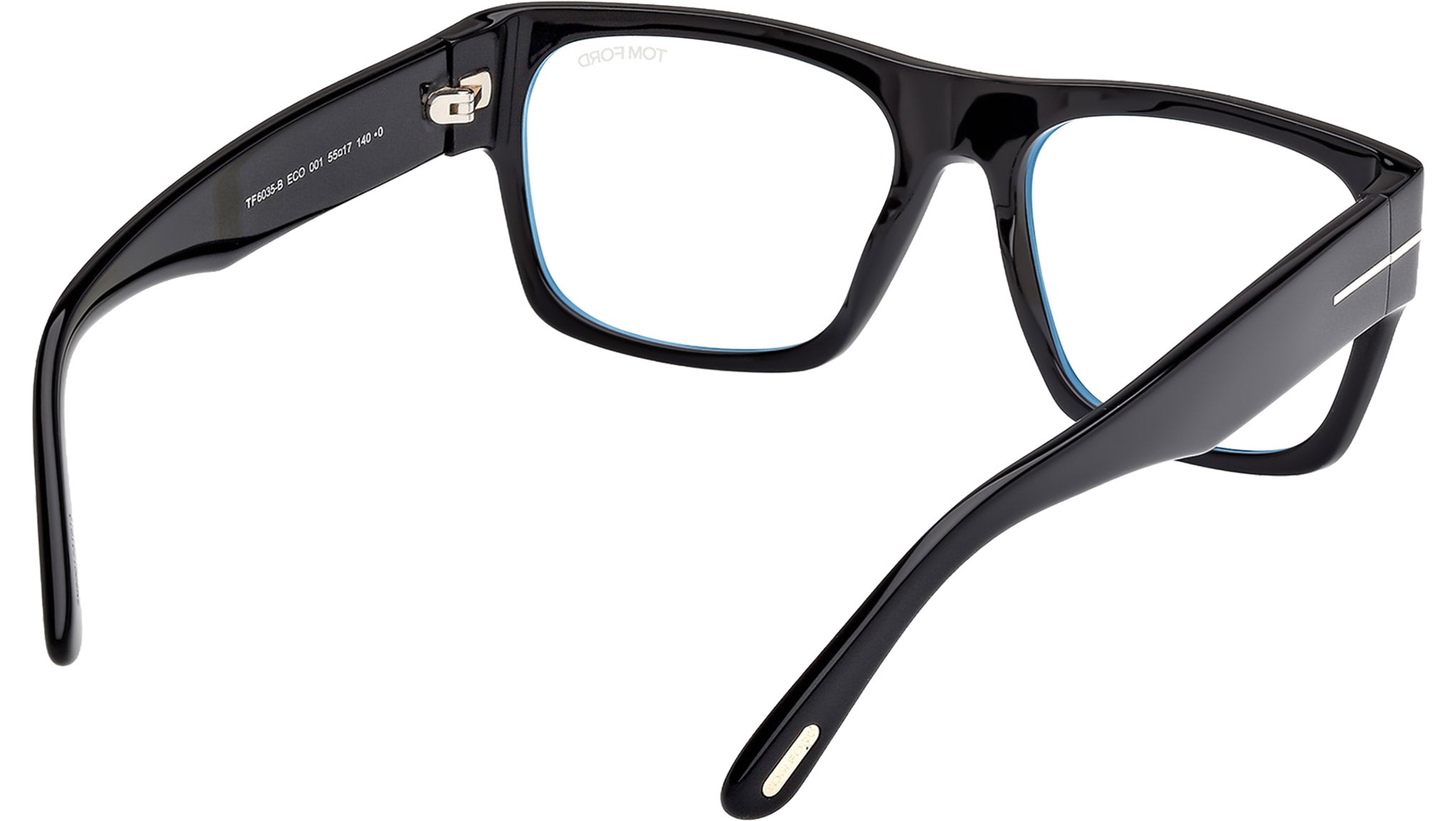 メガネ TOM FORD Tom Ford - FT6035-B 55001 - 001 Tom Ford FT6035-B Glasses 001 Shiny Black - eye-oo.com