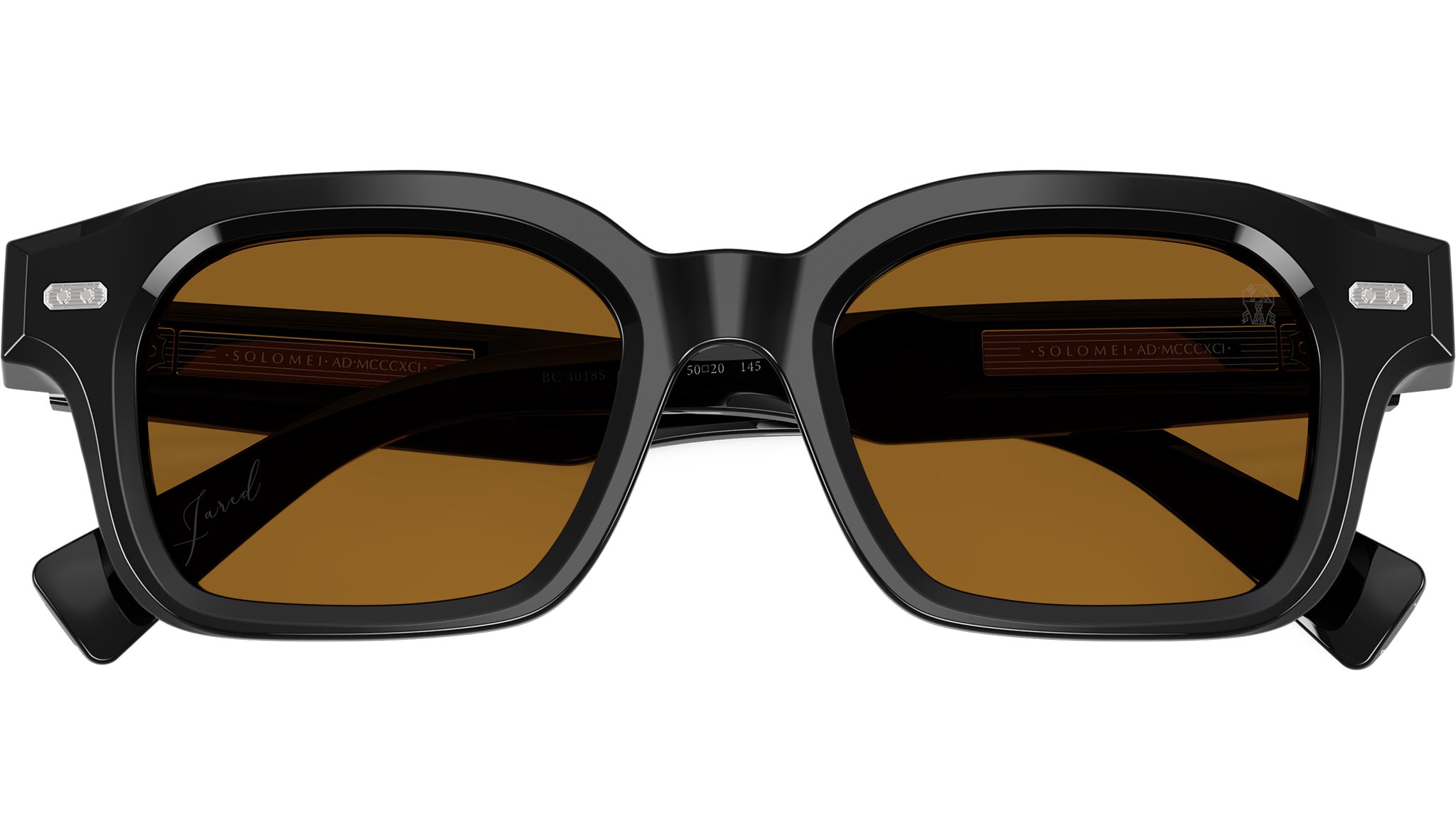 ブルネロクチネリ 調光サングラス BC4017S 100353 BLACK Brunello Cucinelli BC4017S PAUL XL (57 - 15) with Red lenses and