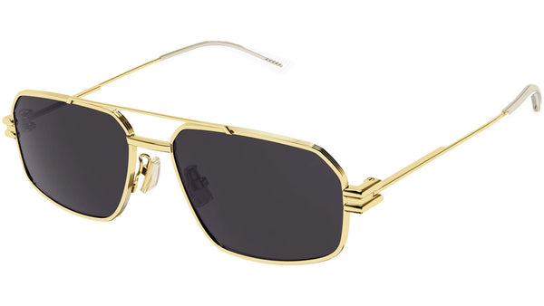 Bottega Veneta BV1128S 002 Shiny Gold Sunglasses - eye-oo.com