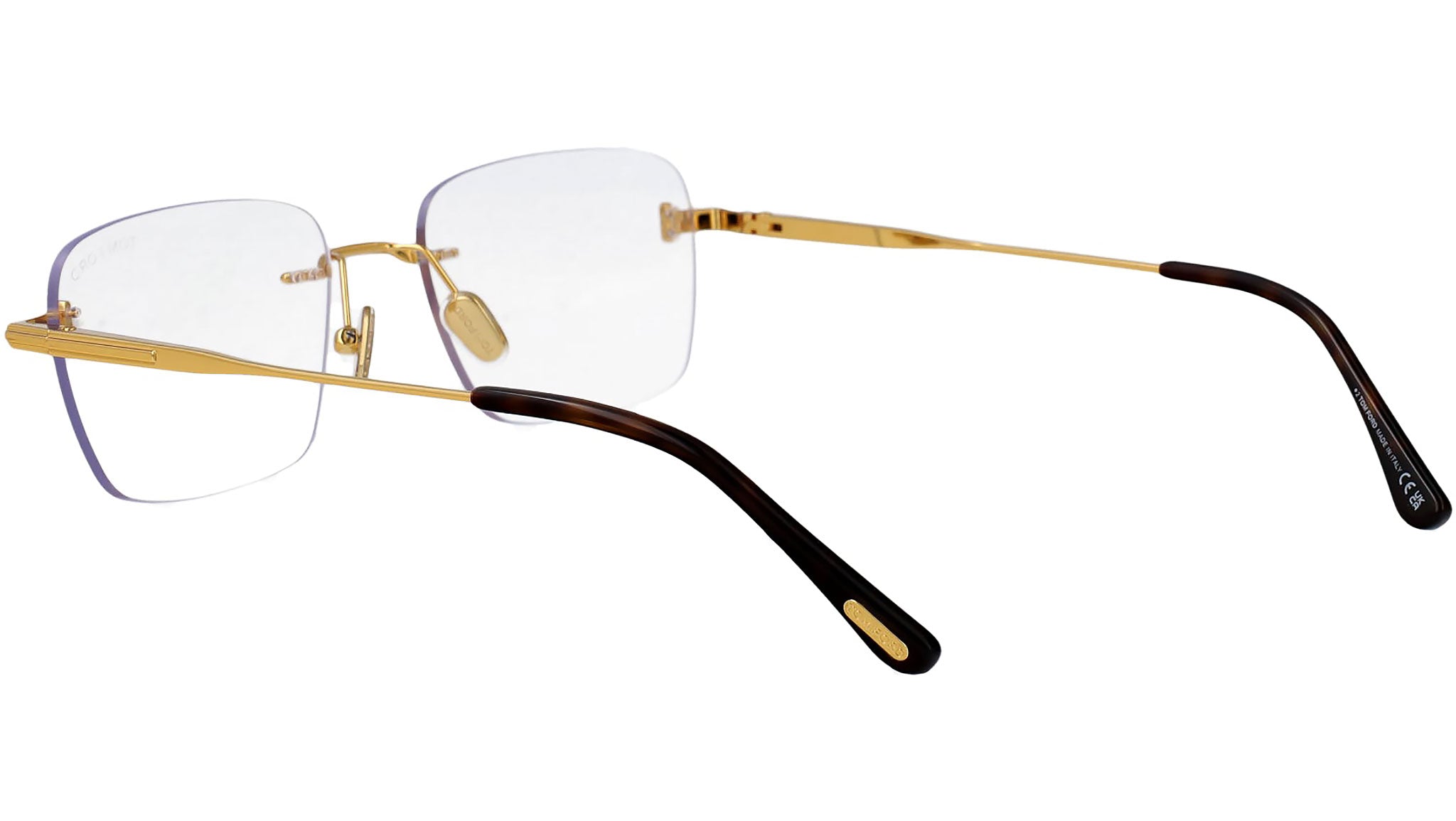 Tom Ford FT6117-B Glasses 030 Shiny Deep Gold - eye-oo.com