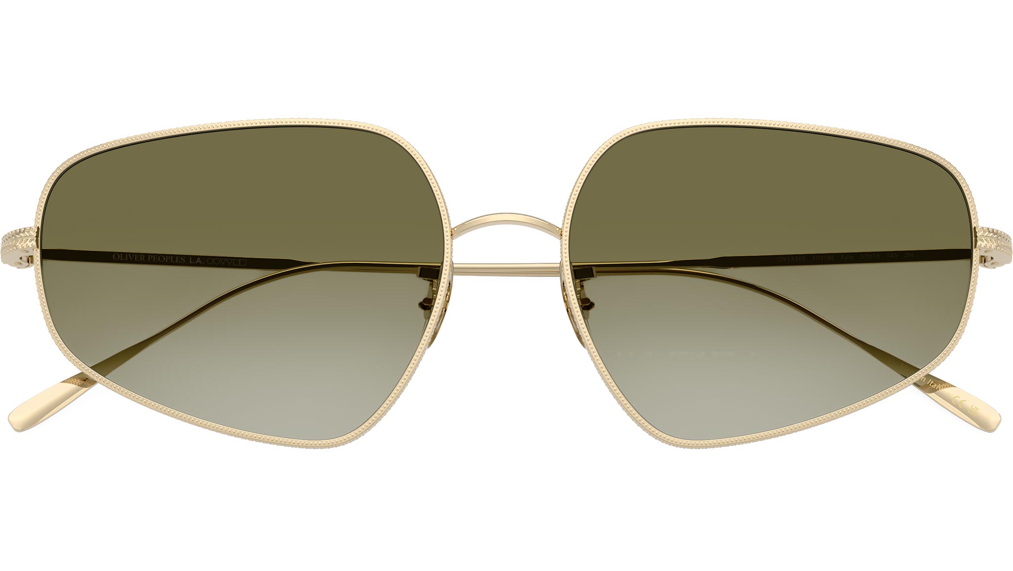 Oliver Peoples Eylla Sunglasses OV1356S 50358E Gold - eye-oo.com display picture 3