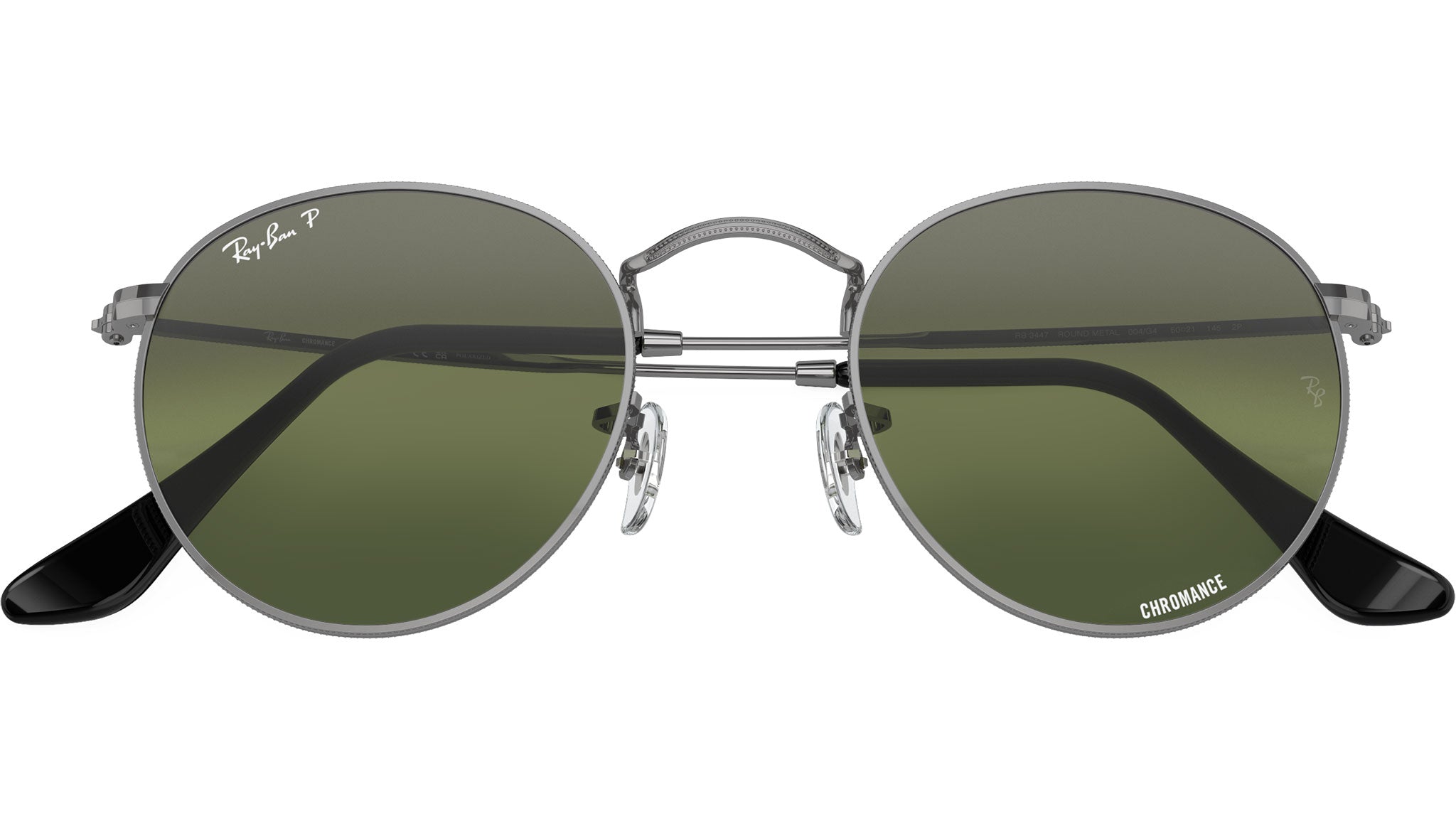 Ray-Ban RB3447 Sunglasses 004/G4 Gunmetal - eye-oo.com