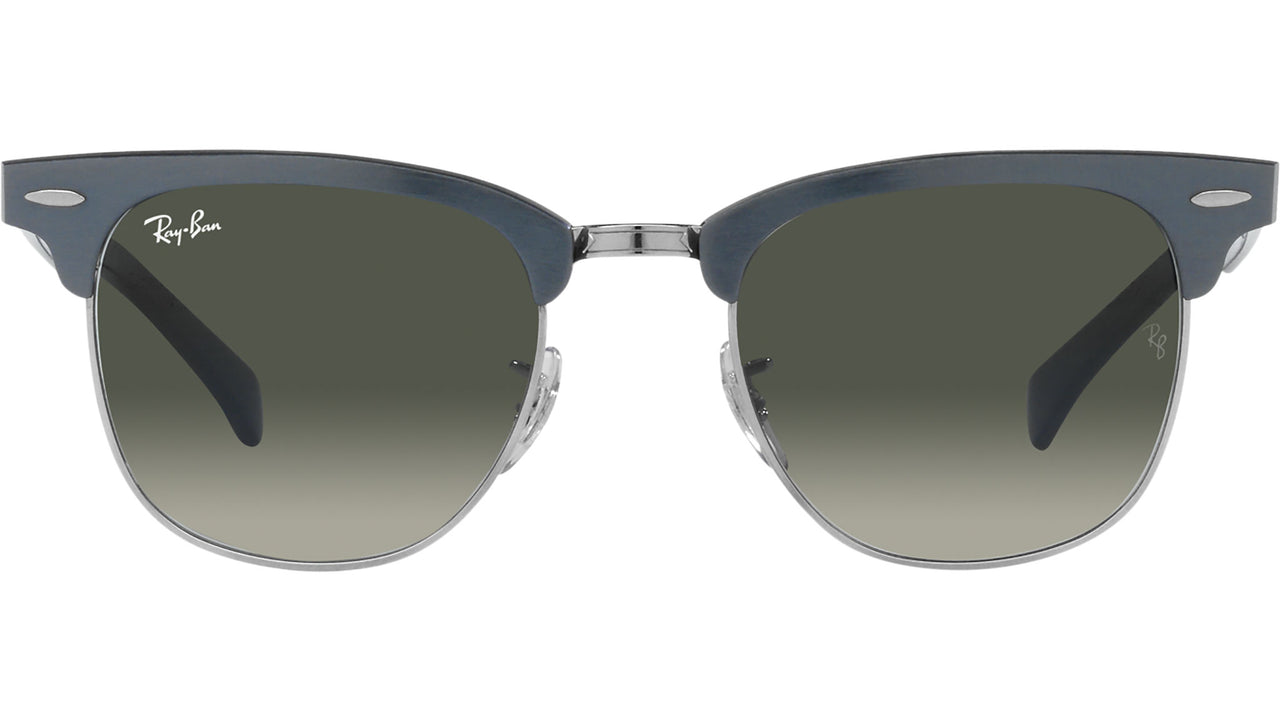 Clubmaster Aluminum RB3507 924871 brushed blue on silver