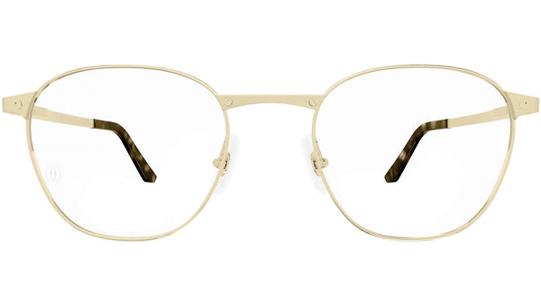 Cartier CT0337O 001 Shiny Gold Optical Frame - eye-oo.com