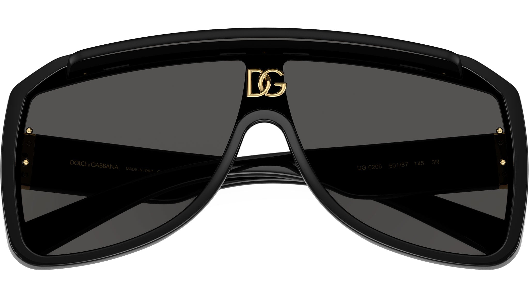 DG6205 Dolce & Gabbana Sunglasses 501/87 Black - eye-oo.com display picture 2