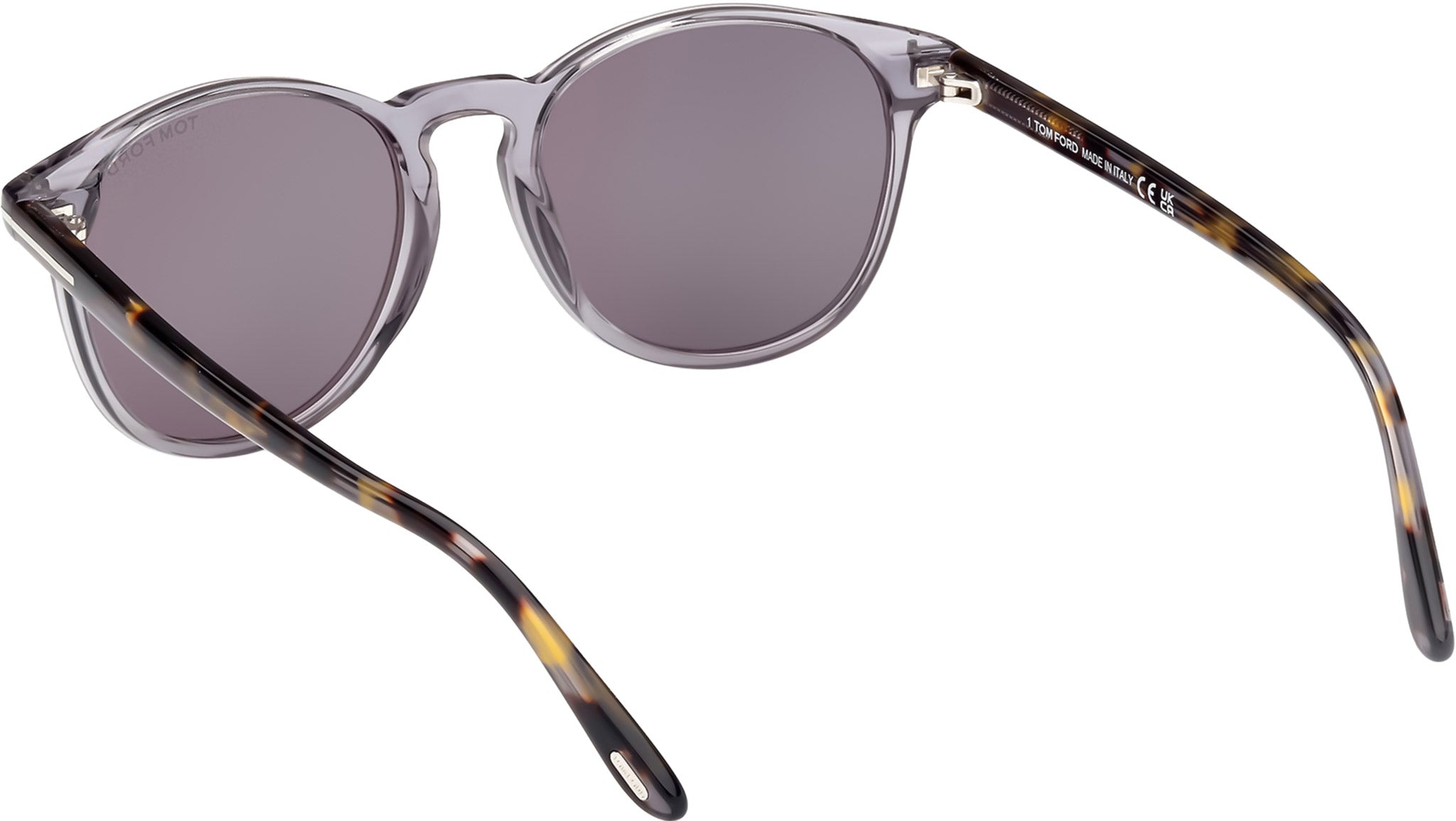 Tom Ford Lewis Sunglasses FT1097 20C Shiny Grey / Havana 