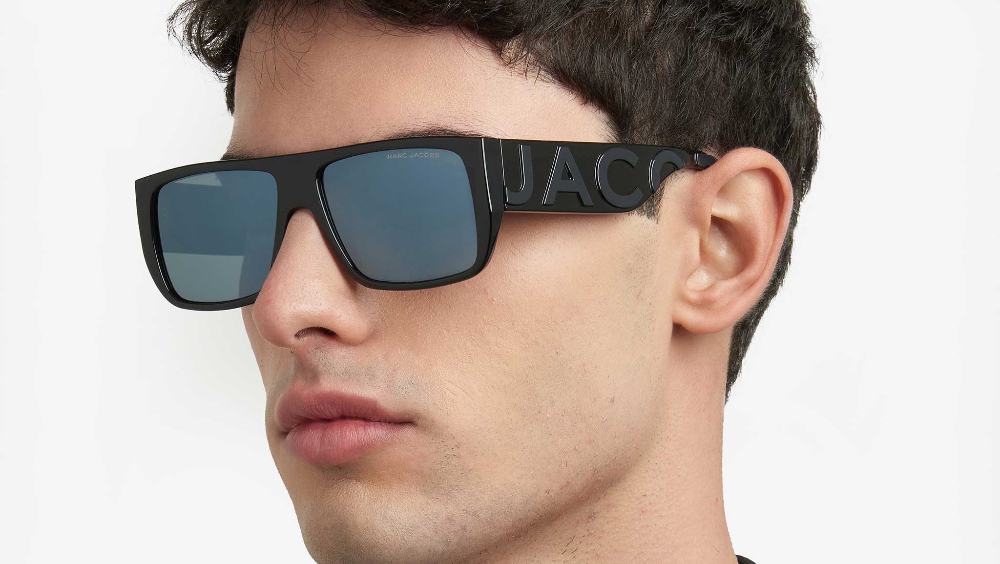 Marc Jacobs MARC LOGO 096/S 08A T4 Sunglasses Black Grey - eye-oo.com