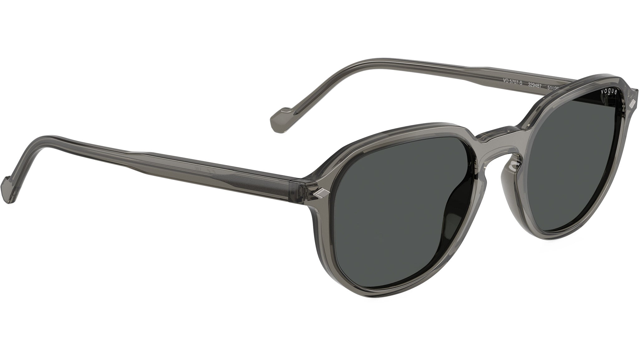 Vogue VO5707S Sunglasses 329487 Transparent Dark Grey - eye-oo.com