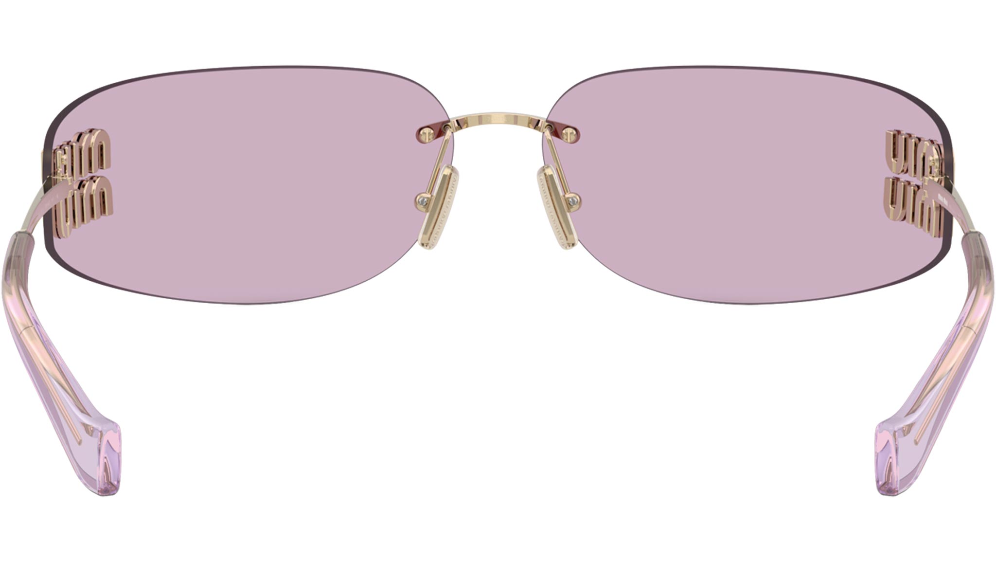 MU A51S Miu Miu Sunglasses ZVN90O Pale Gold - eye-oo.com