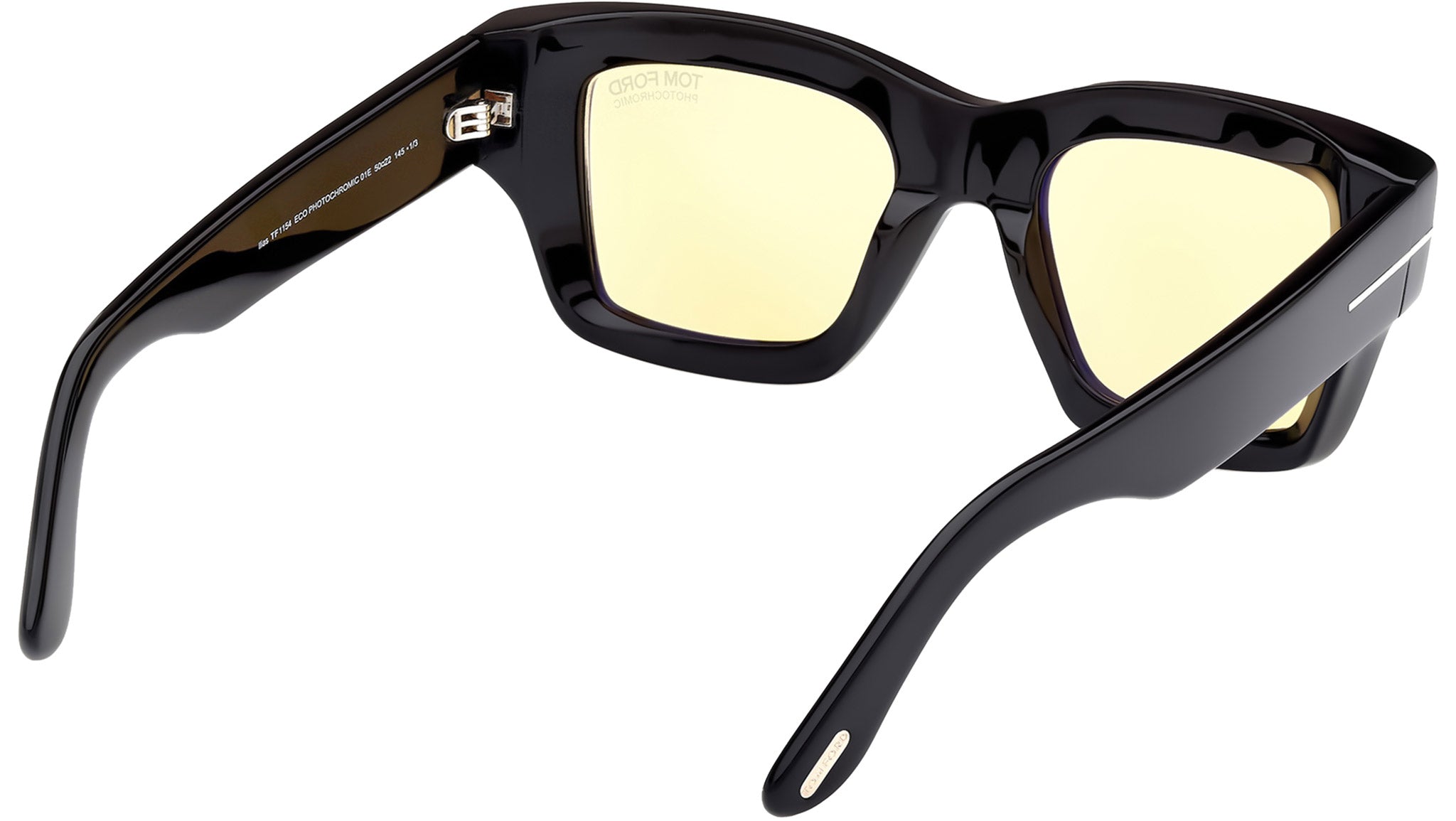Tom Ford Ilias Sunglasses FT1154 01E Shiny Black - eye-oo.com