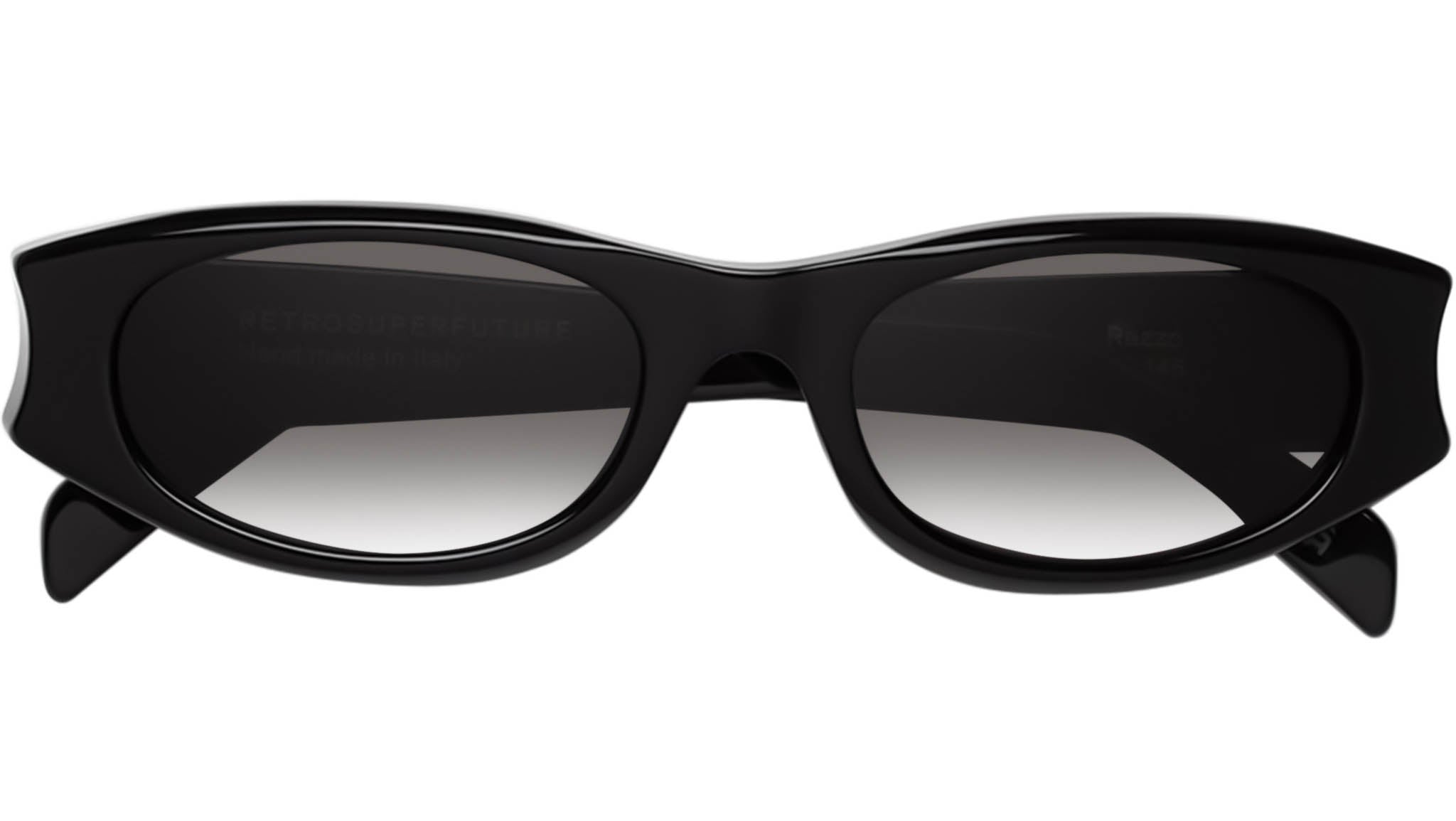 Retrosuperfuture Eyewear Razzo Black Sunglasses W08 - eye-oo.com