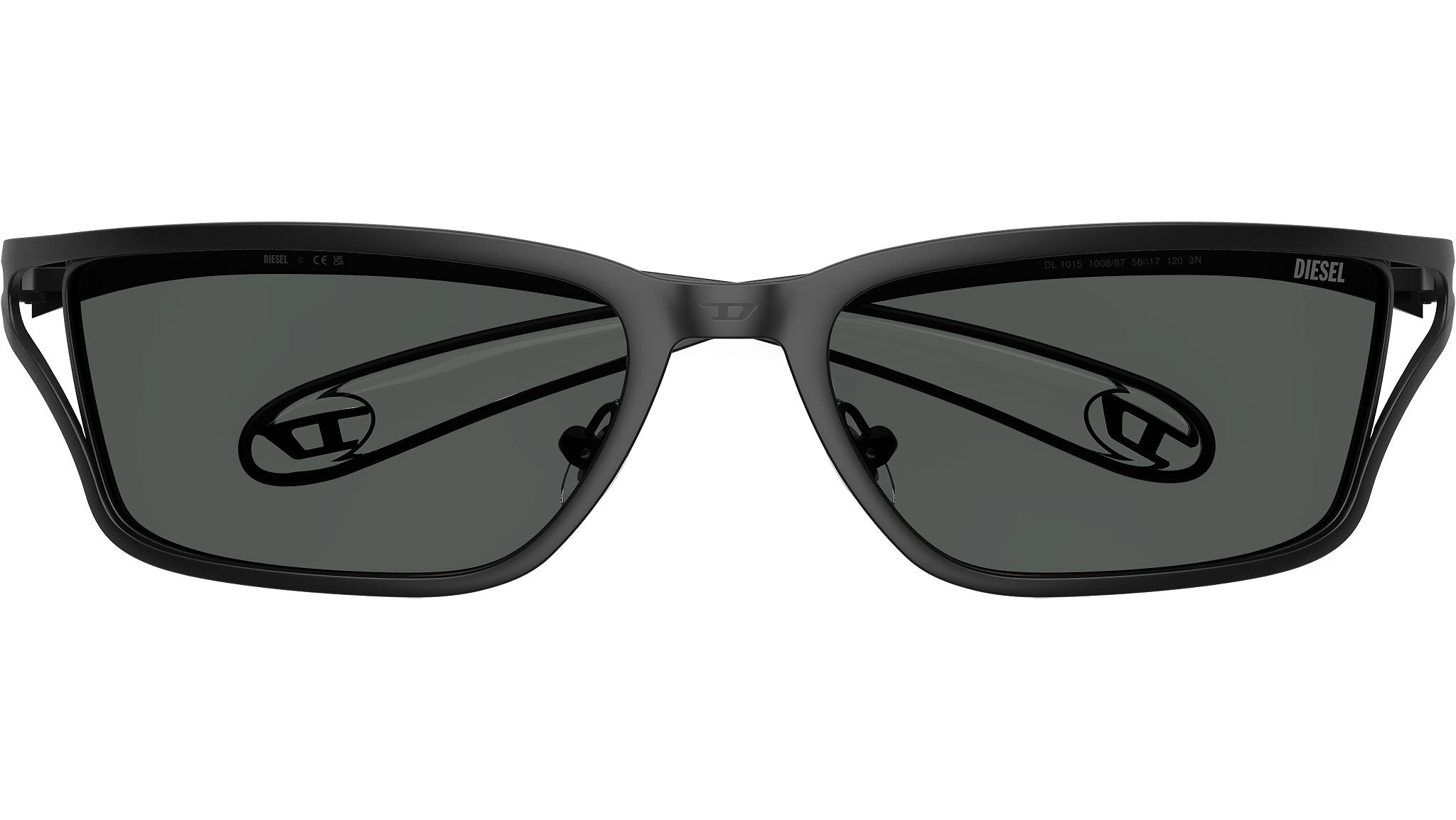 Diesel DL1015 Sunglasses 100887 Matte Black - eye-oo.com