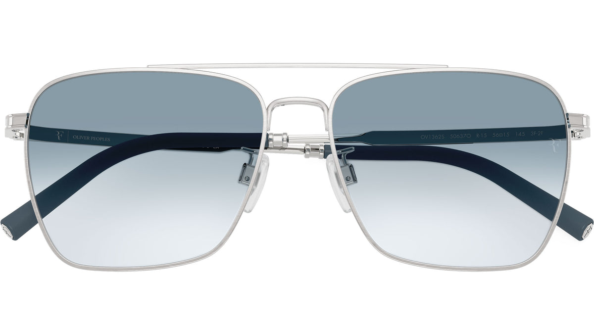 Occhiali da Sole Oliver Peoples R-15 OV1362S 50637O Argento Spazzolato Occhiali da Sole Oliver Peoples R-15 OV1362S 50637O Argento Spazzolato
