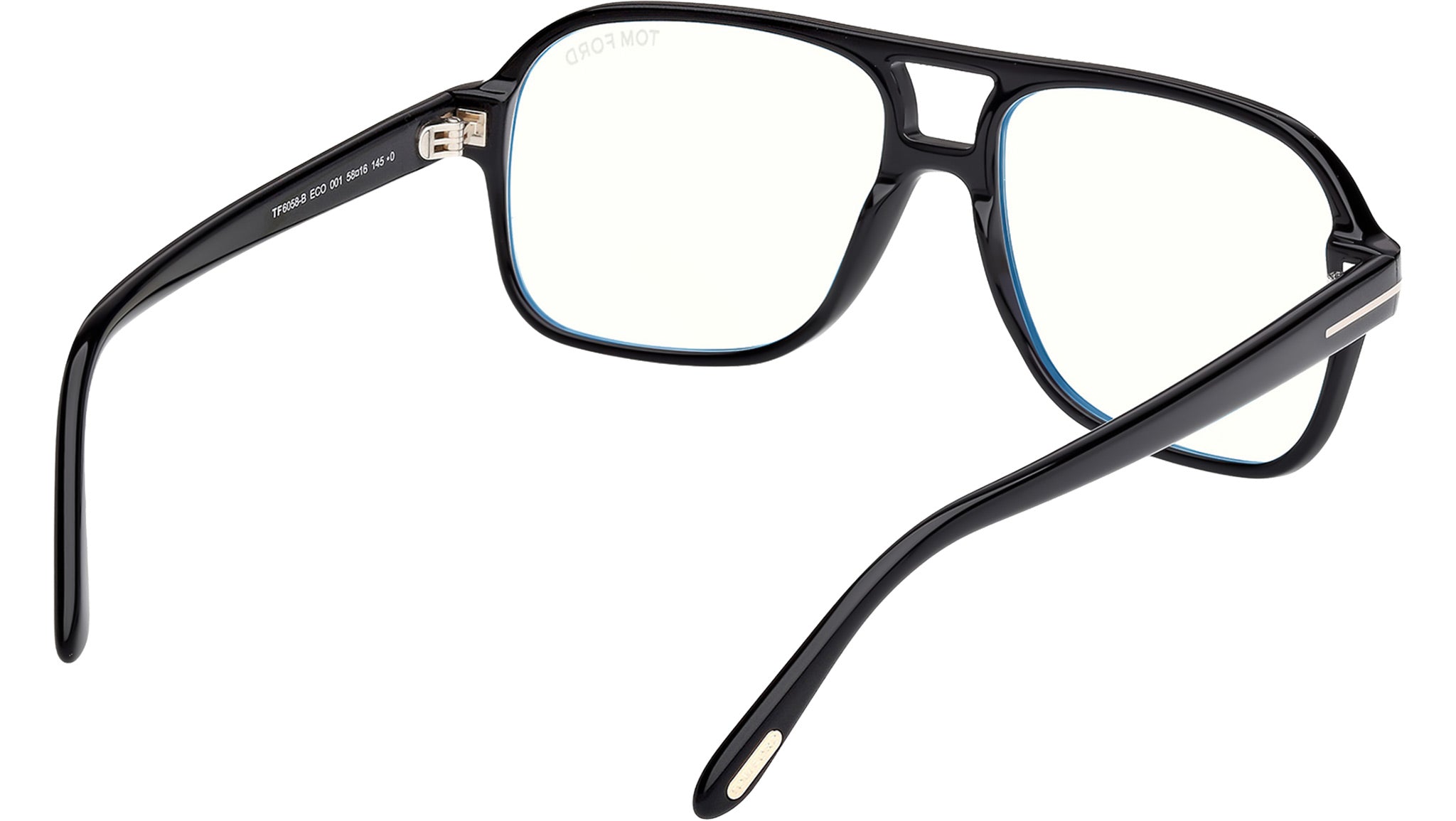 Tom Ford Geometric Black Clear Lens Frames Amazon.com: TOM Ford Eyeglasses Tf 5304 001 Shiny Black  main image 2