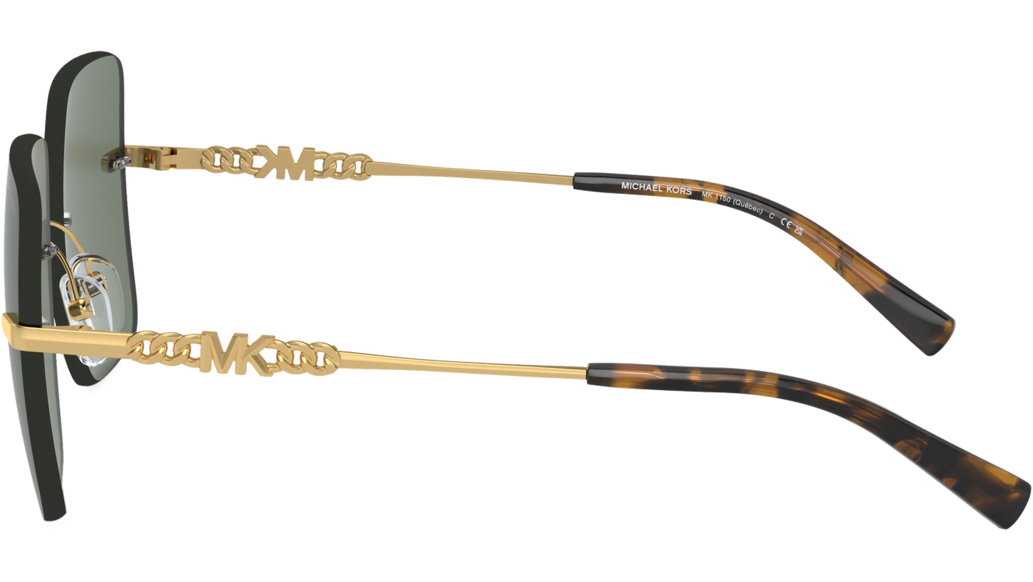 Michael Kors Québec MK1150 Sunglasses 18963H Green Solid - eye-oo.com