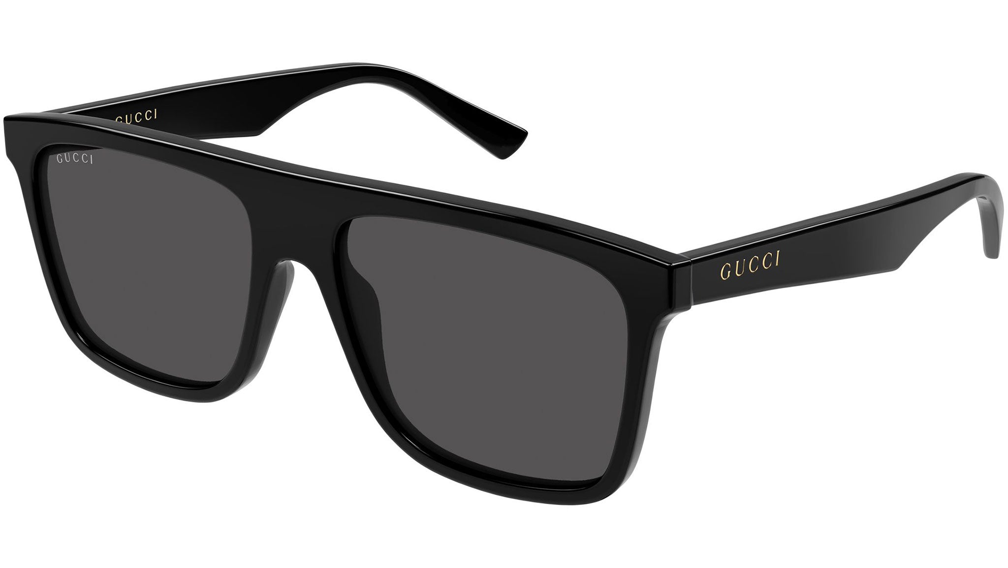 ☆GUCCI♪ブラックGジャン☆ Gucci GG1583S 001 Sunglasses Shiny Black - eye-oo.com