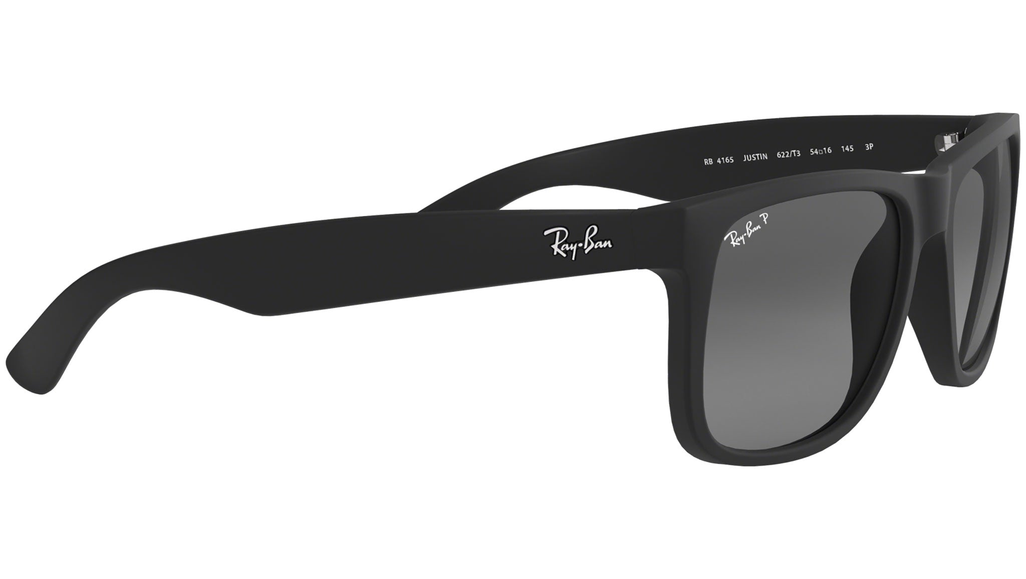 Ray-Ban Justin RB4165 622/T3 Black Sunglasses - eye-oo.com