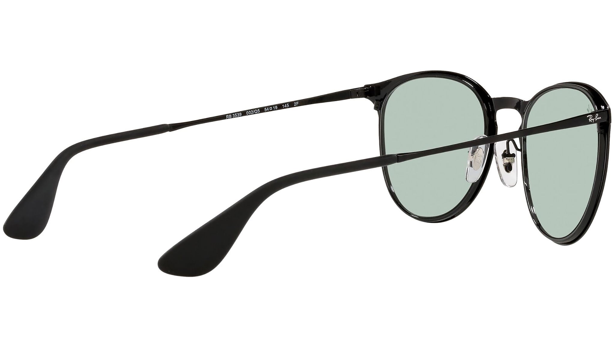 Ray-Ban Erika Metal RB3539 002/Q5 Black Sunglasses - eye-oo.com