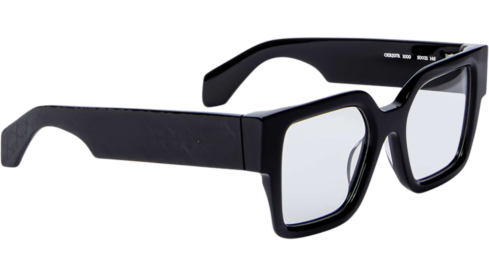 Off-White Style 7R Optical Frame 1000 Solid Black - eye-oo.com
