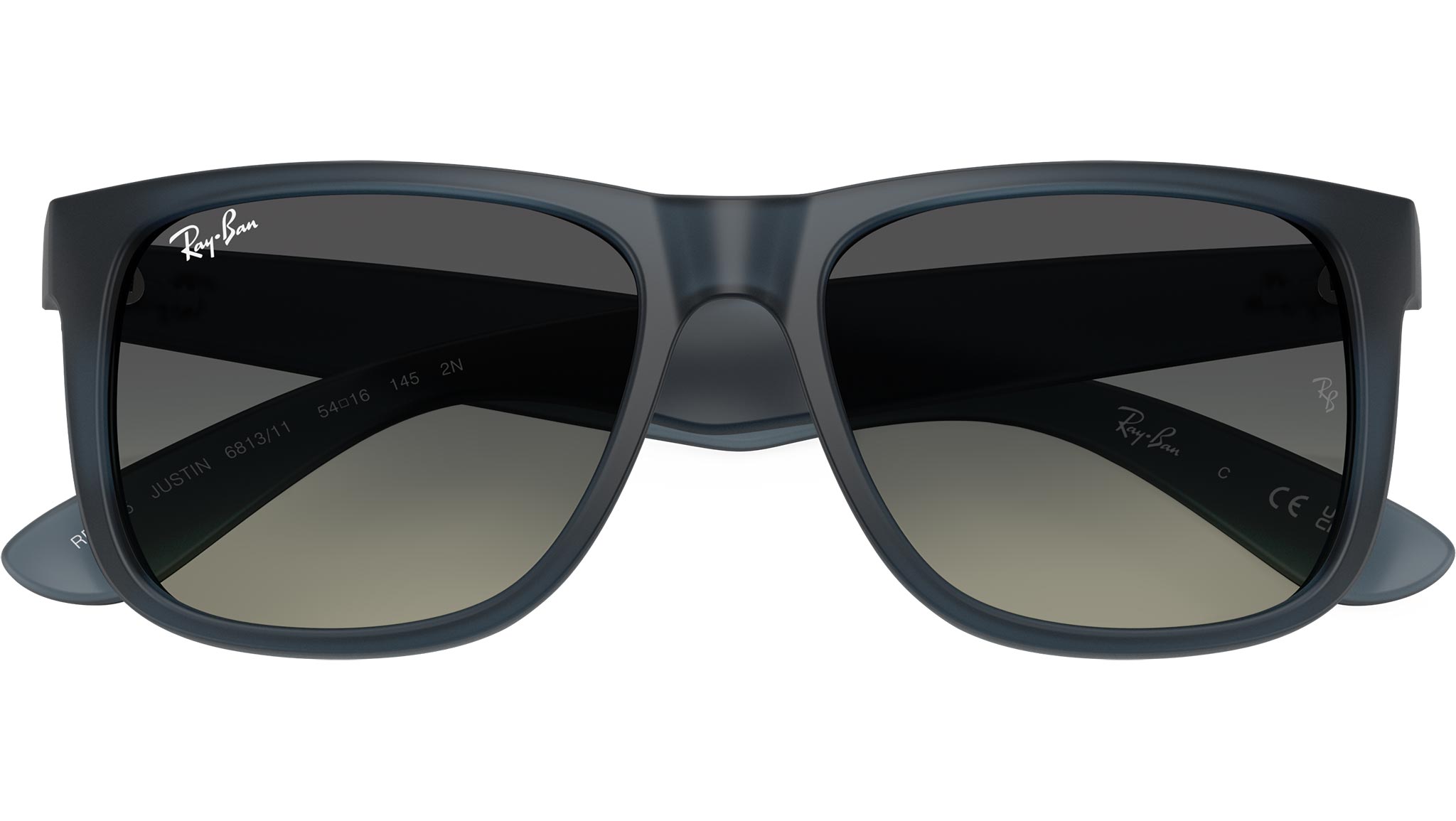 RB4165 Ray-Ban Sunglasses 681311 Rubber Blue - eye-oo.com