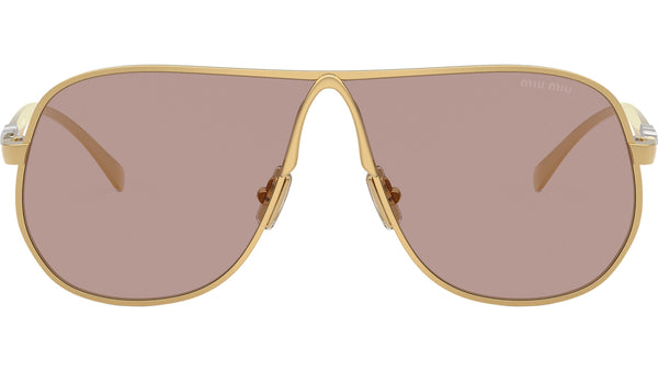 Miu Miu MUA56S Sunglasses 5AK20I Gold - eye-oo.com