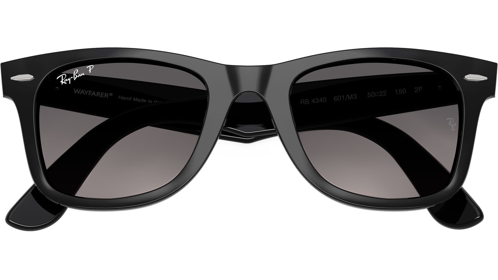 Wayfarer Ease RB4340 Ray-Ban Sunglasses 601/M3 Black - eye-oo.com