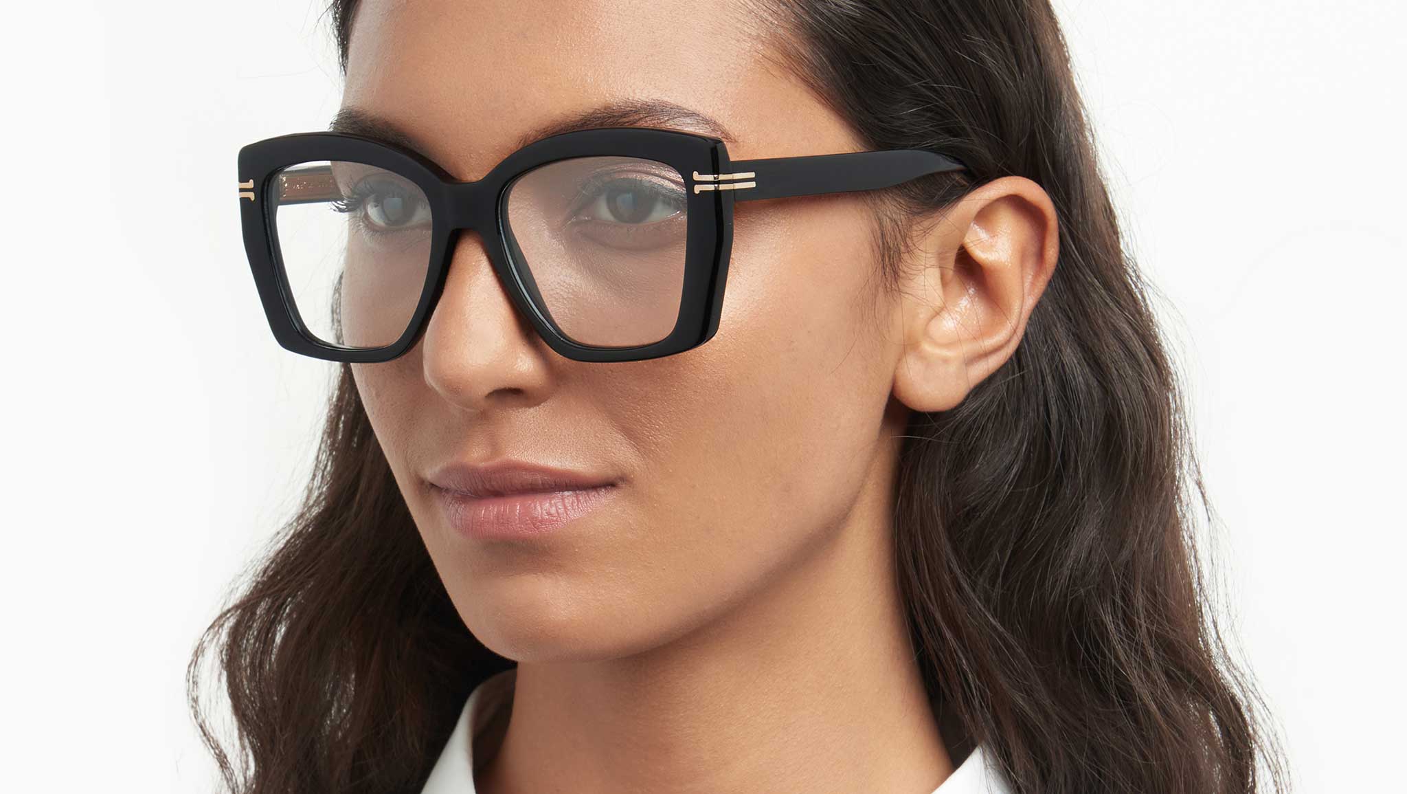 Marc Jacobs MJ 1064 7C5 Optical Frame Black Crystal - eye-oo.com