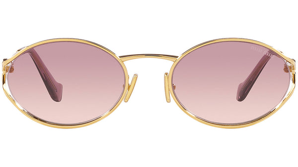 Miu Miu MU 52YS Sunglasses 5AK06S Gold - eye-oo.com