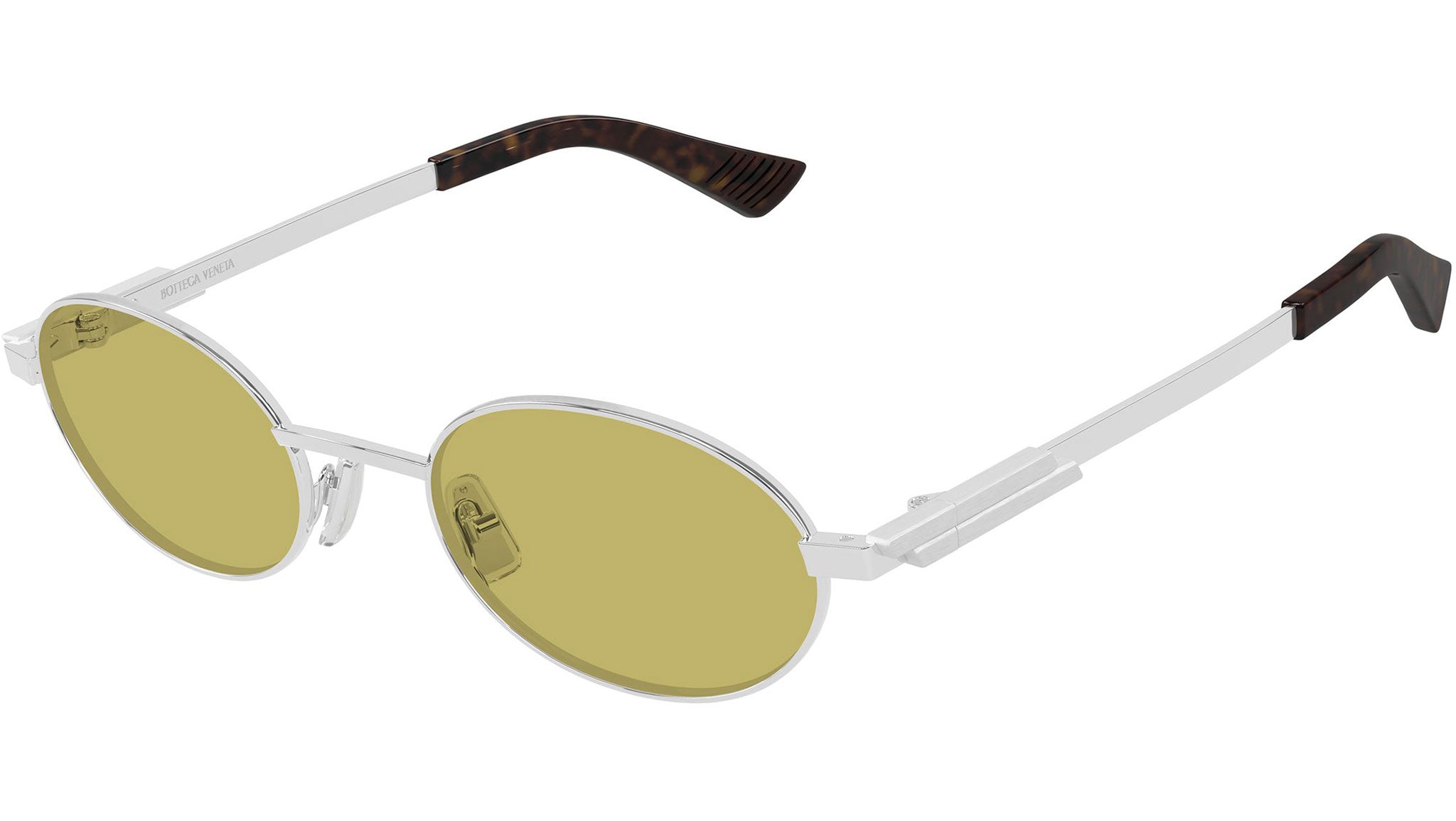 BV1470S Bottega Veneta Panthos Sunglasses 003 Silver - eye-oo.com