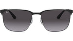 RB3569 90048G black on silver