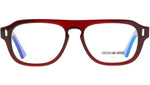 1319 Optical 08 bordeaux red