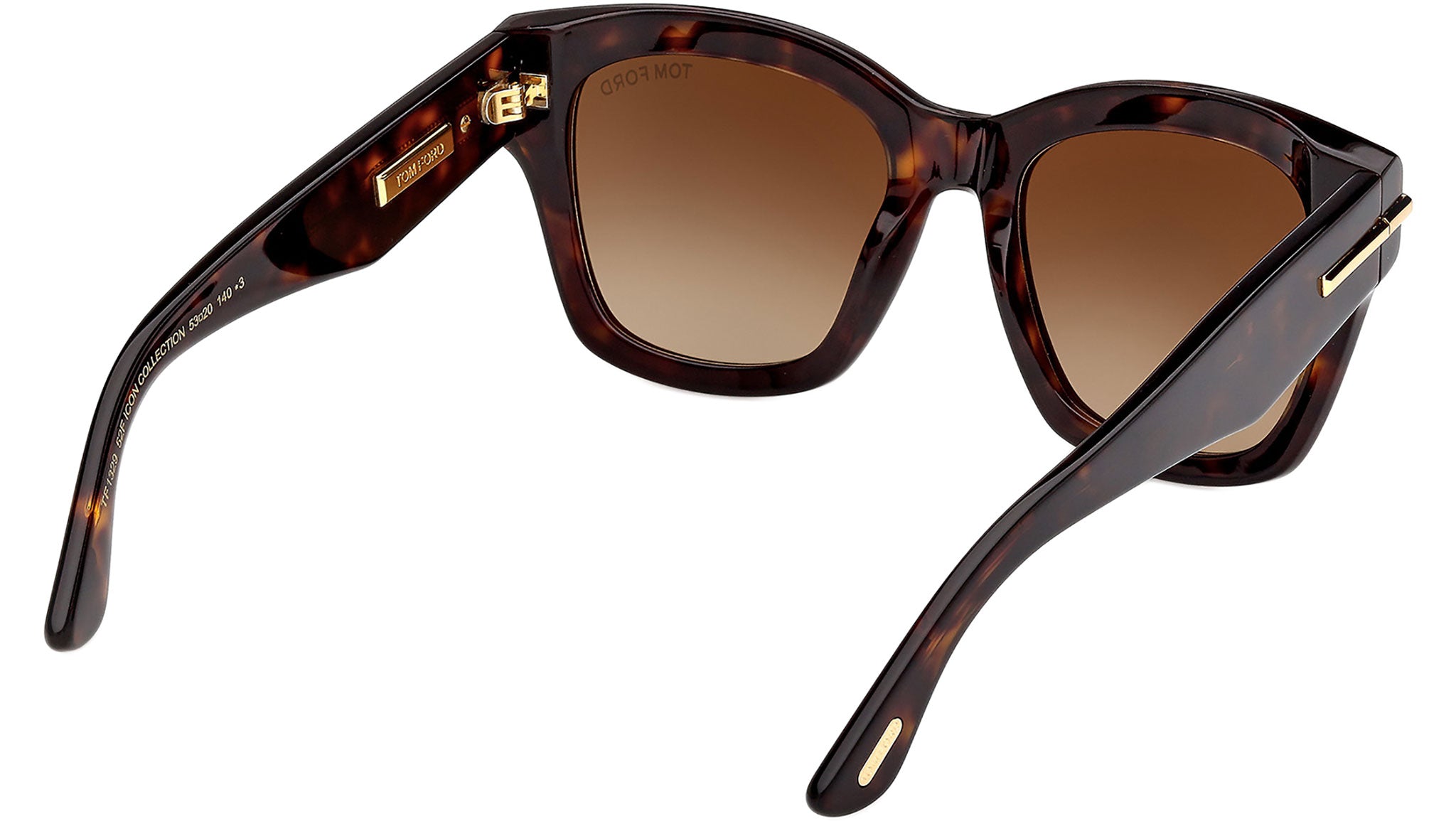 Tom Ford Icon Sunglasses FT1329 52F Dark Havana - eye-oo.com