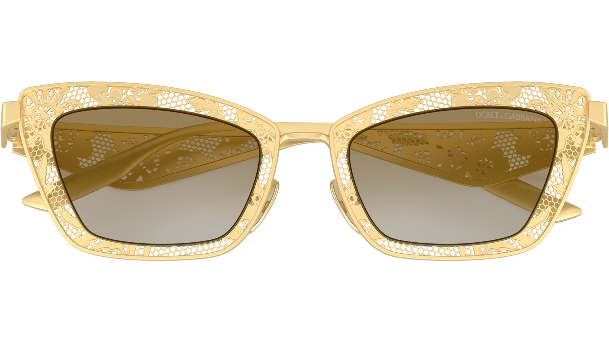Dolce Gabbana DG2311 Sunglasses 12246E Matte Gold
