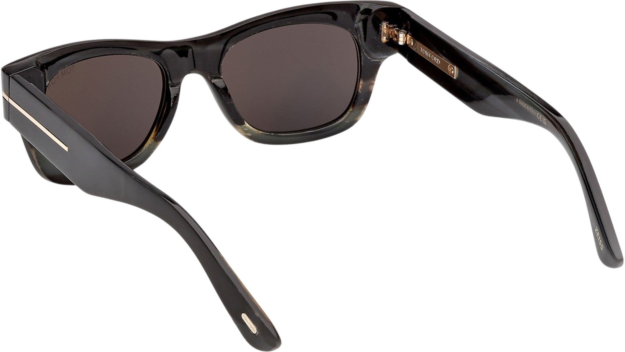 Tom Ford FT1373-P Sunglasses FT1373-P 64A Striated Horn - eye-oo.com
