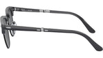 Clubmaster Folding RB2176 1367B1 grey on black